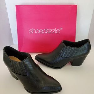 Shoe Dazzle Logan Classic Ankle Bootie Wmns size 7